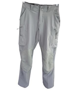 Kryptek Mens 30R Gray Soft Shell Tactical Hunting Pants Cargo Reinforced Knee